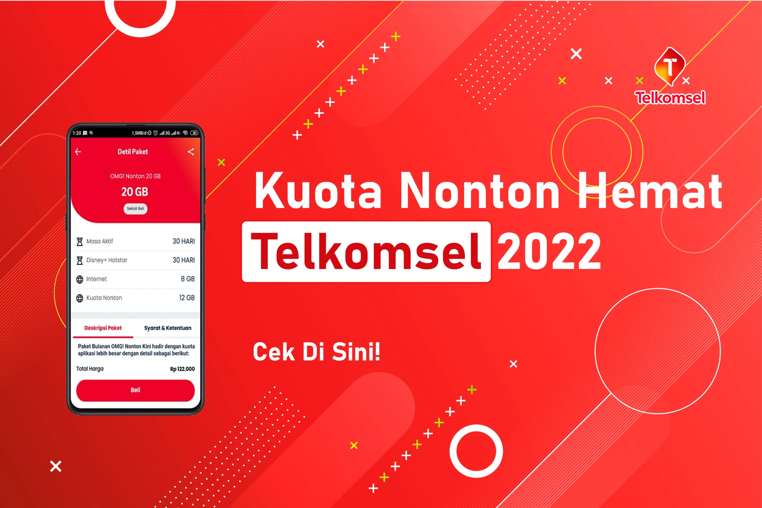 Kuota Nonton Hemat Telkomsel 2022